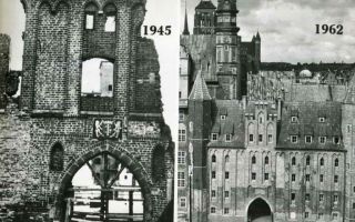 Brama Mariacka, znieszczenia pod 2 wojnie swiatowej w Gdańsku