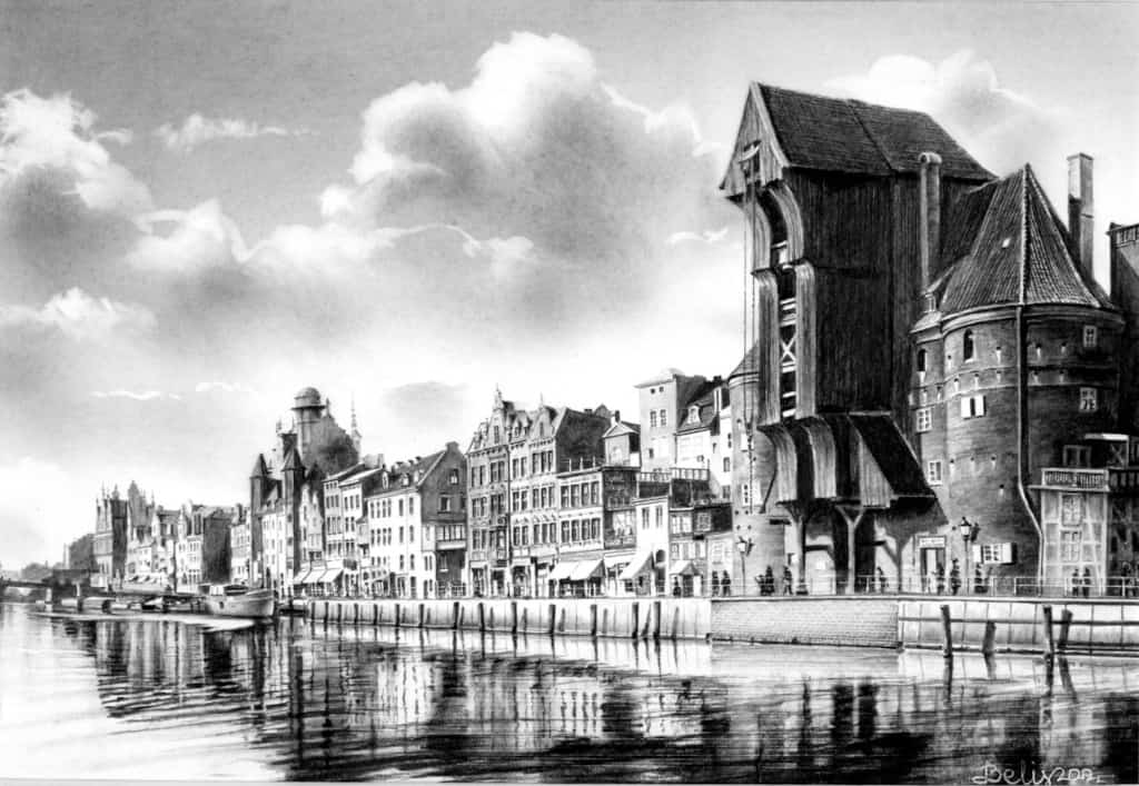 Żuraw Gdański, Motława, Miasto Gdańsk