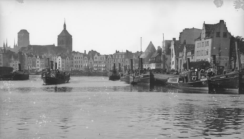 Targ Rybny, Rybackie Pobrzeże, Motława, Galar Gdański