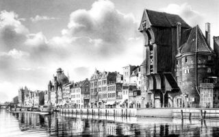 Żuraw Gdański, Motława, Miasto Gdańsk